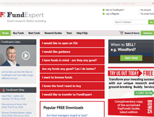 Tablet Screenshot of fundexpert.co.uk